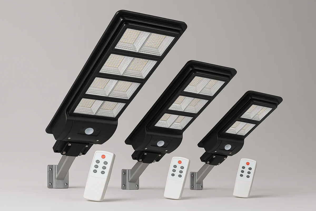 Lampa Solara Jortan 400W/300W/200W - Stradala cu Senzor de Lumina, Tel ...