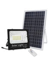 Proiector LED 100W cu panou solar, telecomanda inclusa si senzor de lumina