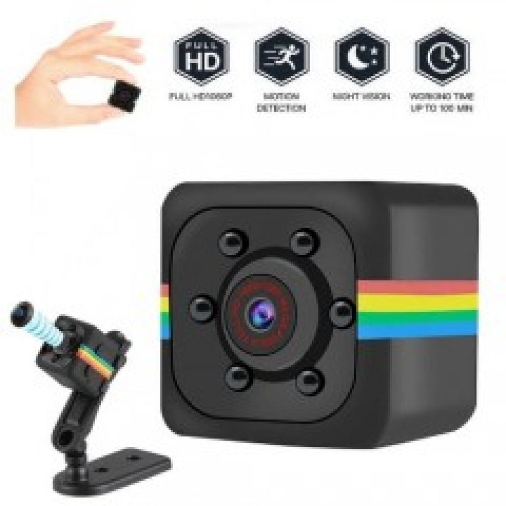 Mini camera video Full HD, SQ11 MINI DV, cu functie video si foto, Neg ...